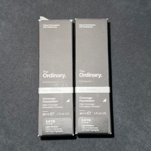THE ORDINARY coverage foundation 2.0 YG LIGHT MEDIUM - SET OF 2
